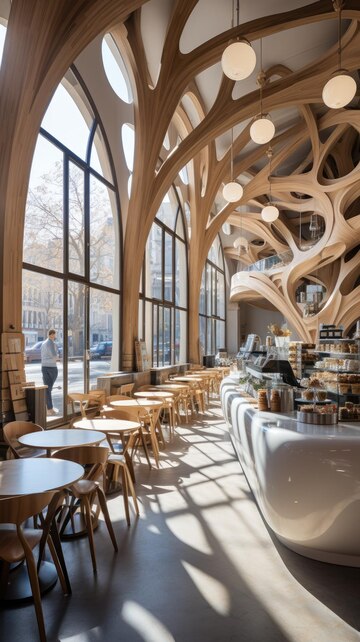 modern cafe